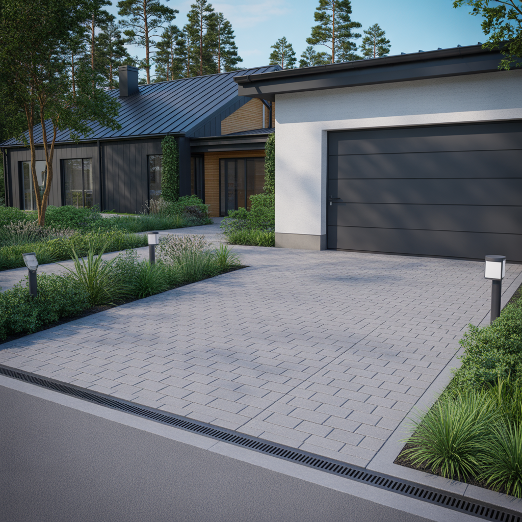 9.Hur bygger du en modern och hallbar garageuppfart