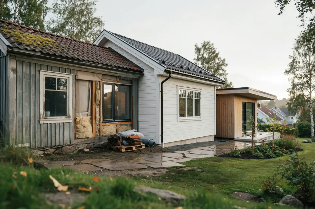 renovering ombyggnad eller tillbyggnad s v ljer du r tt l sning f r att f mer plats och h gre v rde i huset