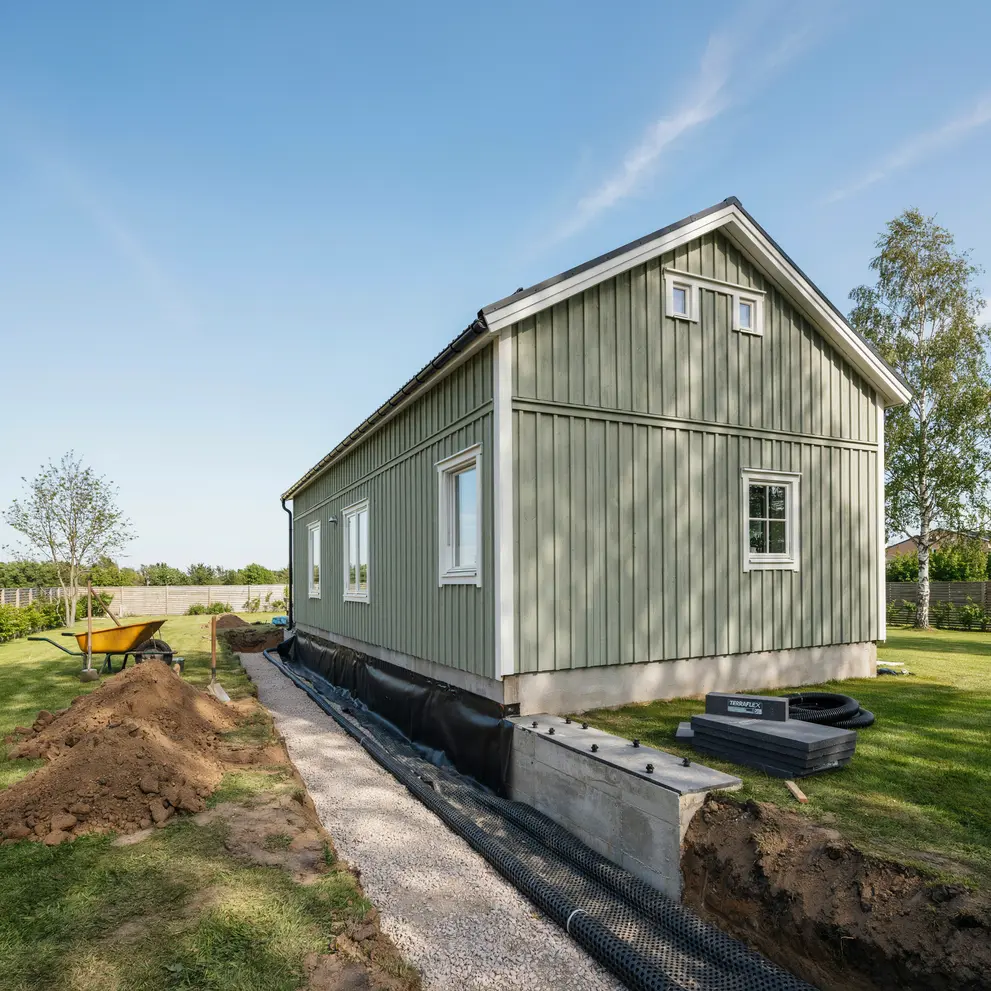 renovera kallare dranera husgrund visby gotland